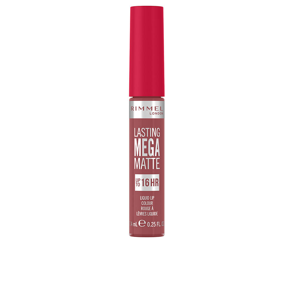 Slim tube liquid lipstick with angled applicator, rose shade, 7.4 ml