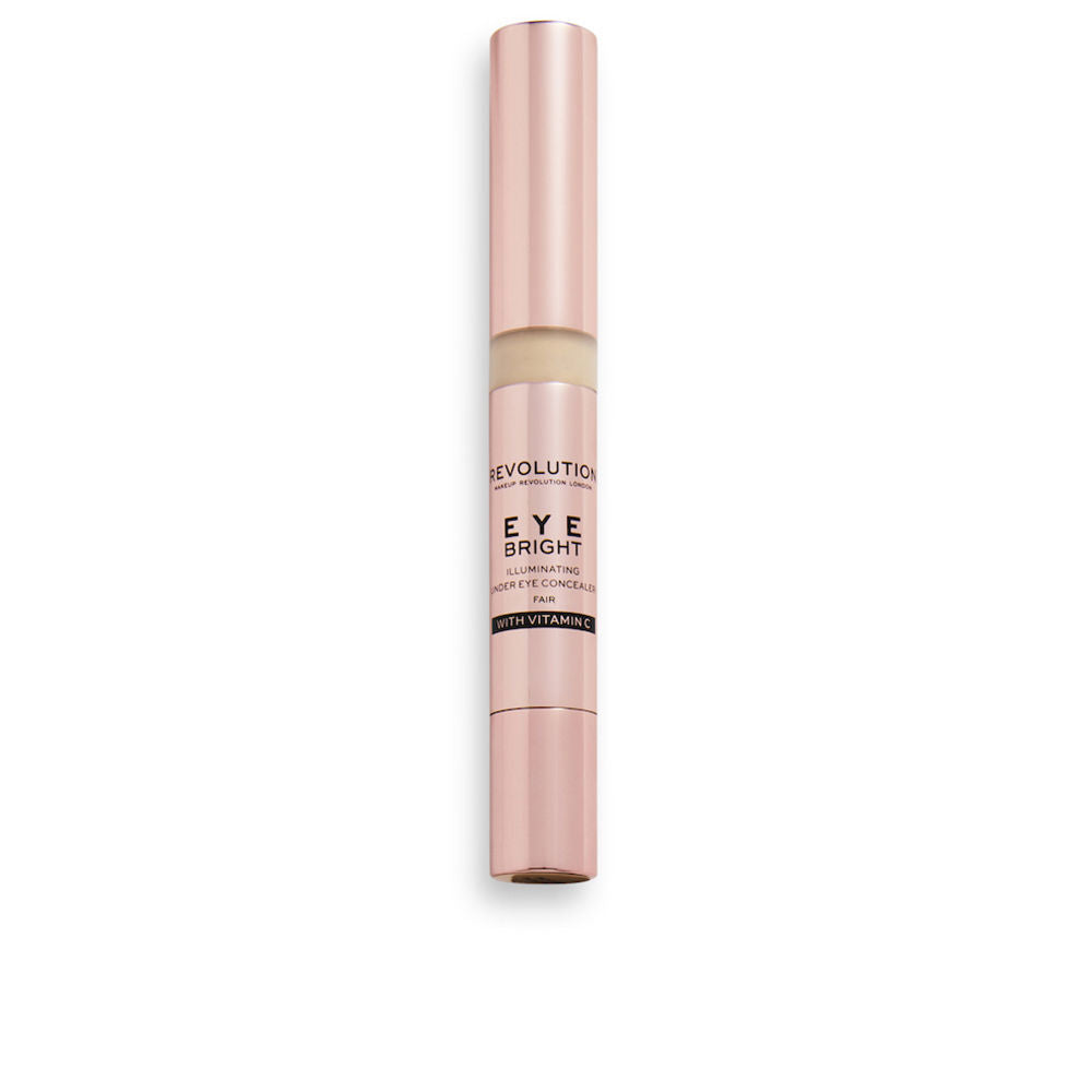 Small tube concealer labelled Fair, cream texture and sponge applicator, 3 ml