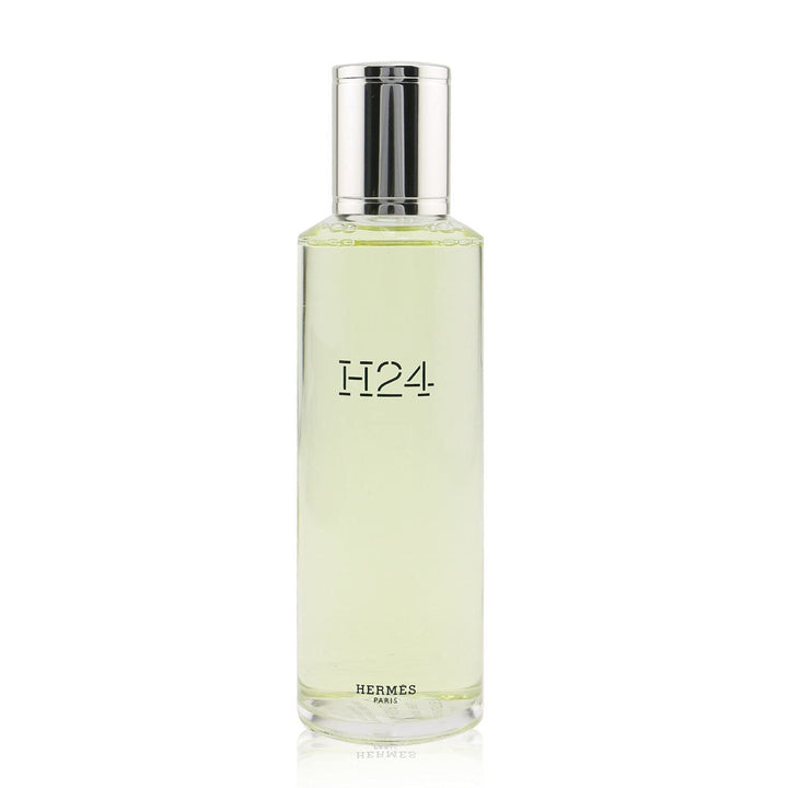 Clear 200 ml refillable eau de toilette bottle with lime accent, aromatic fougère notes