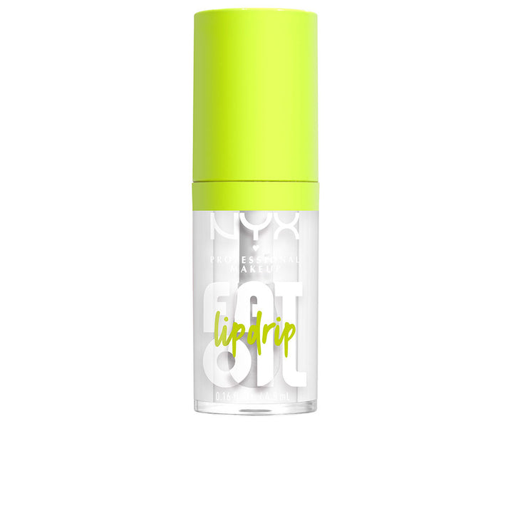 Clear glossy lip oil tube, 4.8 ml, transparent high‑shine finish, Unisex
