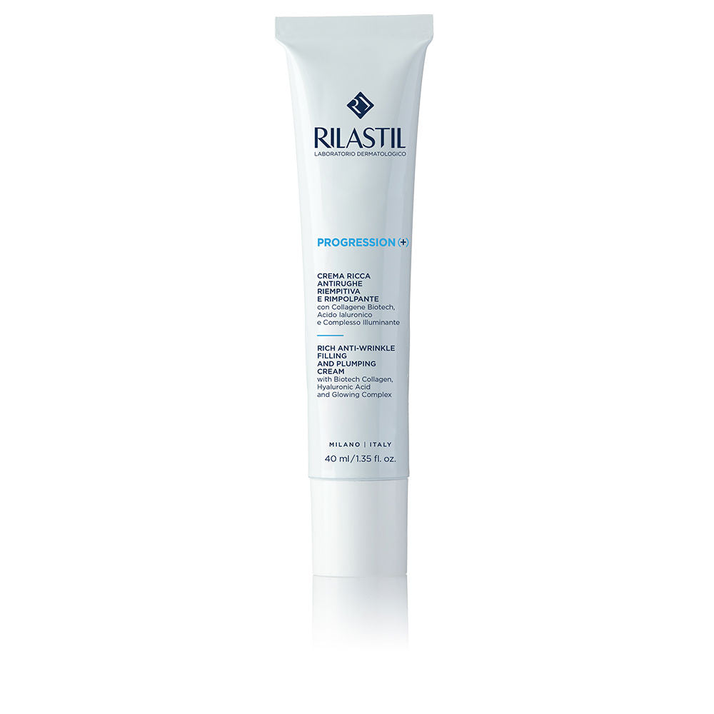 40 ml jar of rich hyaluronic firming cream in white jar, 40 ml