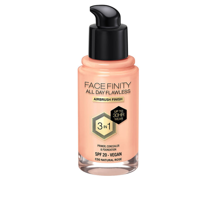 30 ml tube of longwear 3‑in‑1 matte foundation in Natural Rose, Unisex