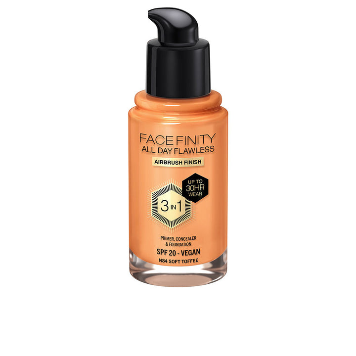30 ml tube of Long‑wear Matte 3‑in‑1 Foundation in N84 soft toffee