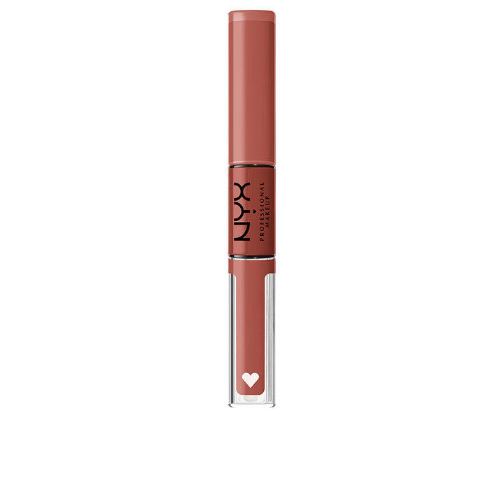 Sleek brown high‑pigment lip gloss tube, 3.4 ml, glossy finish