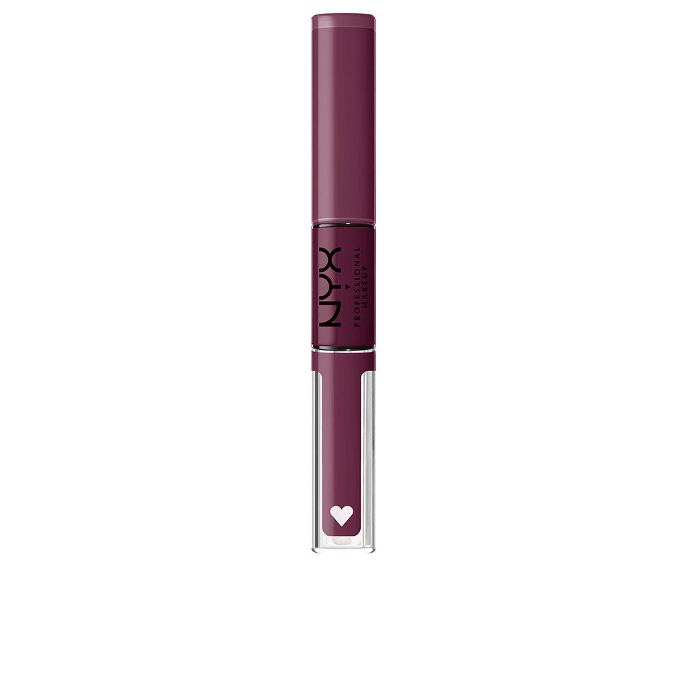 Gloss tube with doe-foot applicator; glossy pink shade, 3.4 ml