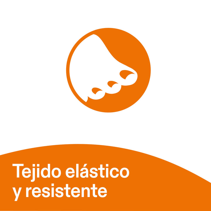 Senti2 rectangular white, orange, and blue box of corn removal pads showing foot illustration, drop icon, multilingual text, and top cut-out handle.
