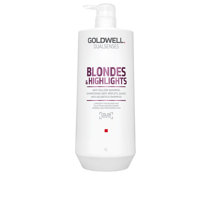 1 L violet-toned brightening shampoo bottle for blondes and highlights