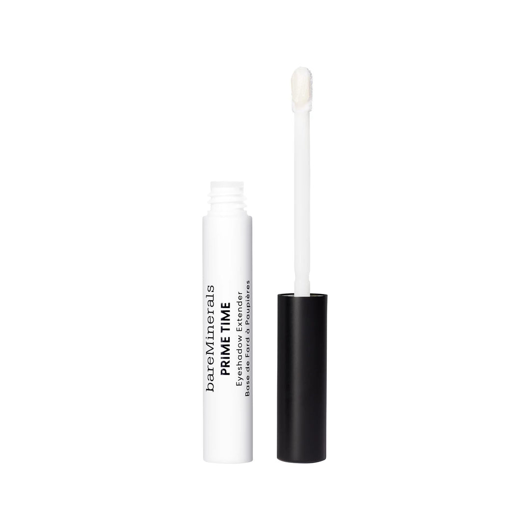 Small 3 ml clear gel primer tube for eyeshadow, minimalist packaging