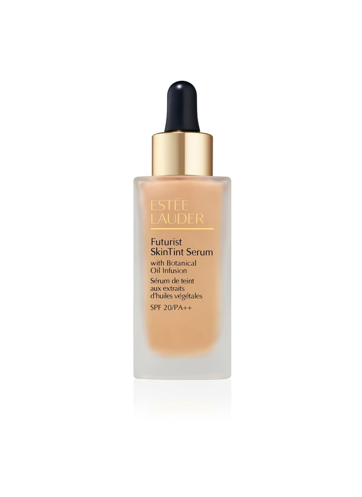 30 ml tinted SPF20 serum in pump bottle, sheer ivory shade, Unisex