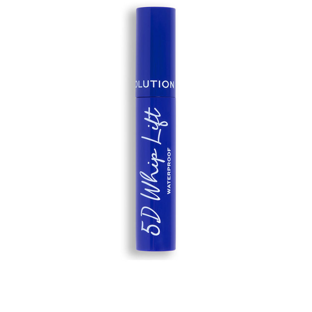 Tube of waterproof 5D whip lift mascara with vortex brush, intense black, 12 ml