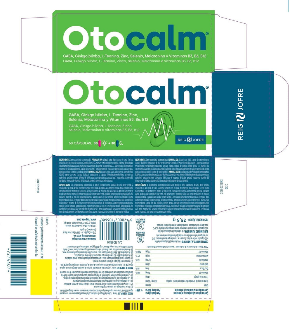 Forté Pharma Green, white, and blue cardboard rectangular supplement box with ear illustration and ingredient list