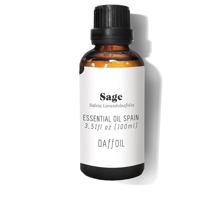 100 ml amber bottle of cold‑pressed sage essential oil for Unisex aromatherapy