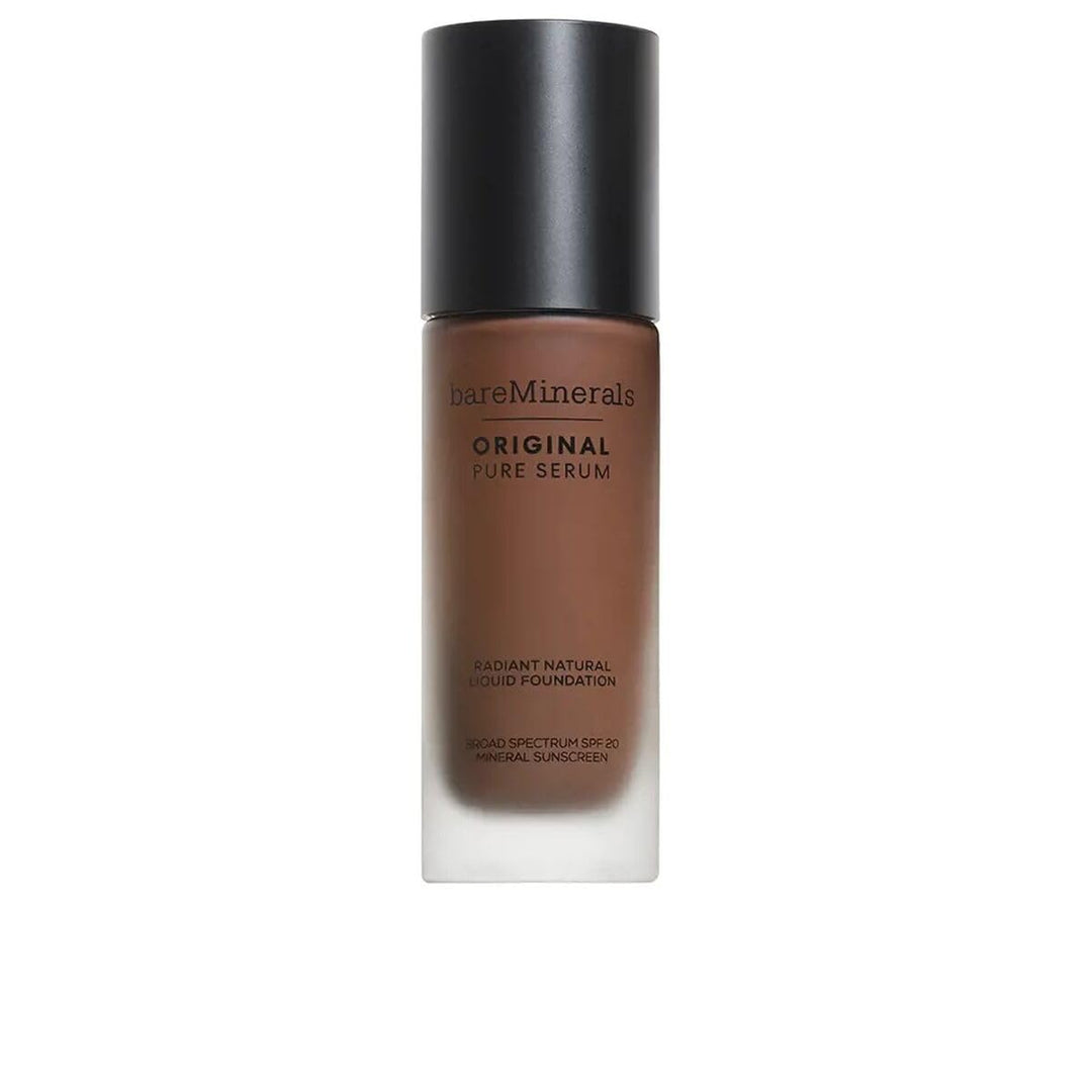 30 ml tinted serum foundation bottle in Deep Cool shade, lightweight finish