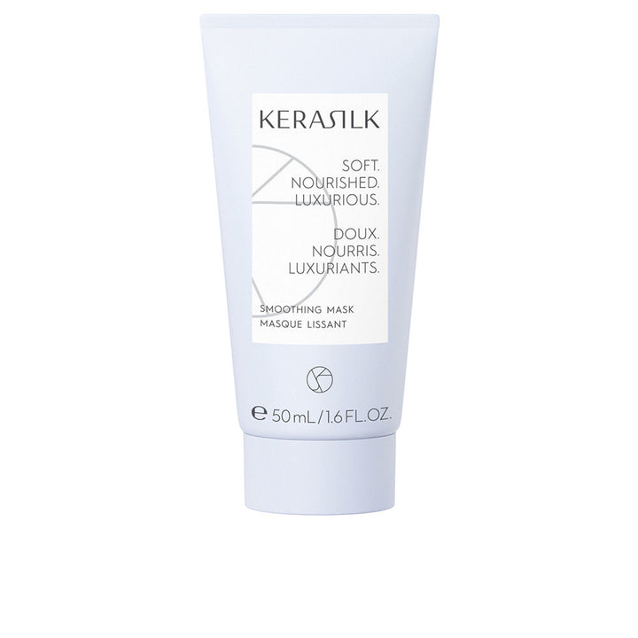 50 ml tube of smoothing hair mask with biomimetic silk and shea oil for women