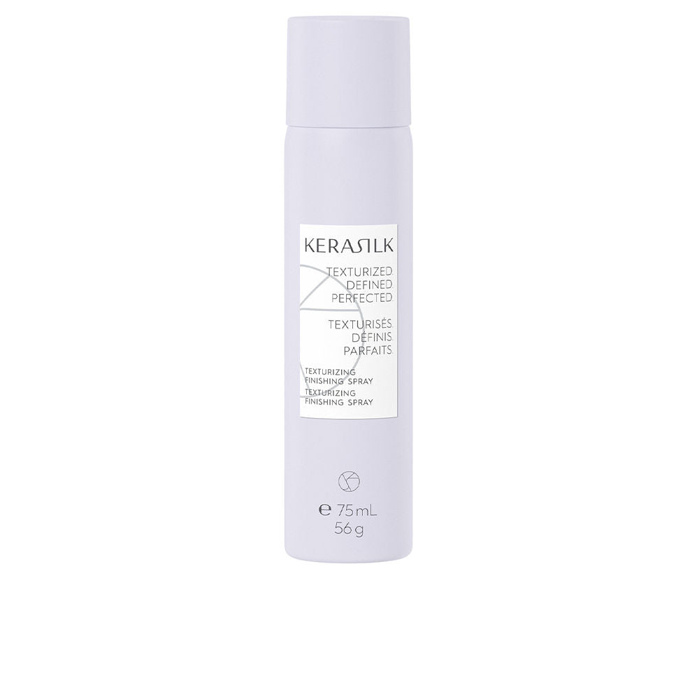 75 ml aerosol texturising hair spray bottle, silky finish, 5× volume claim
