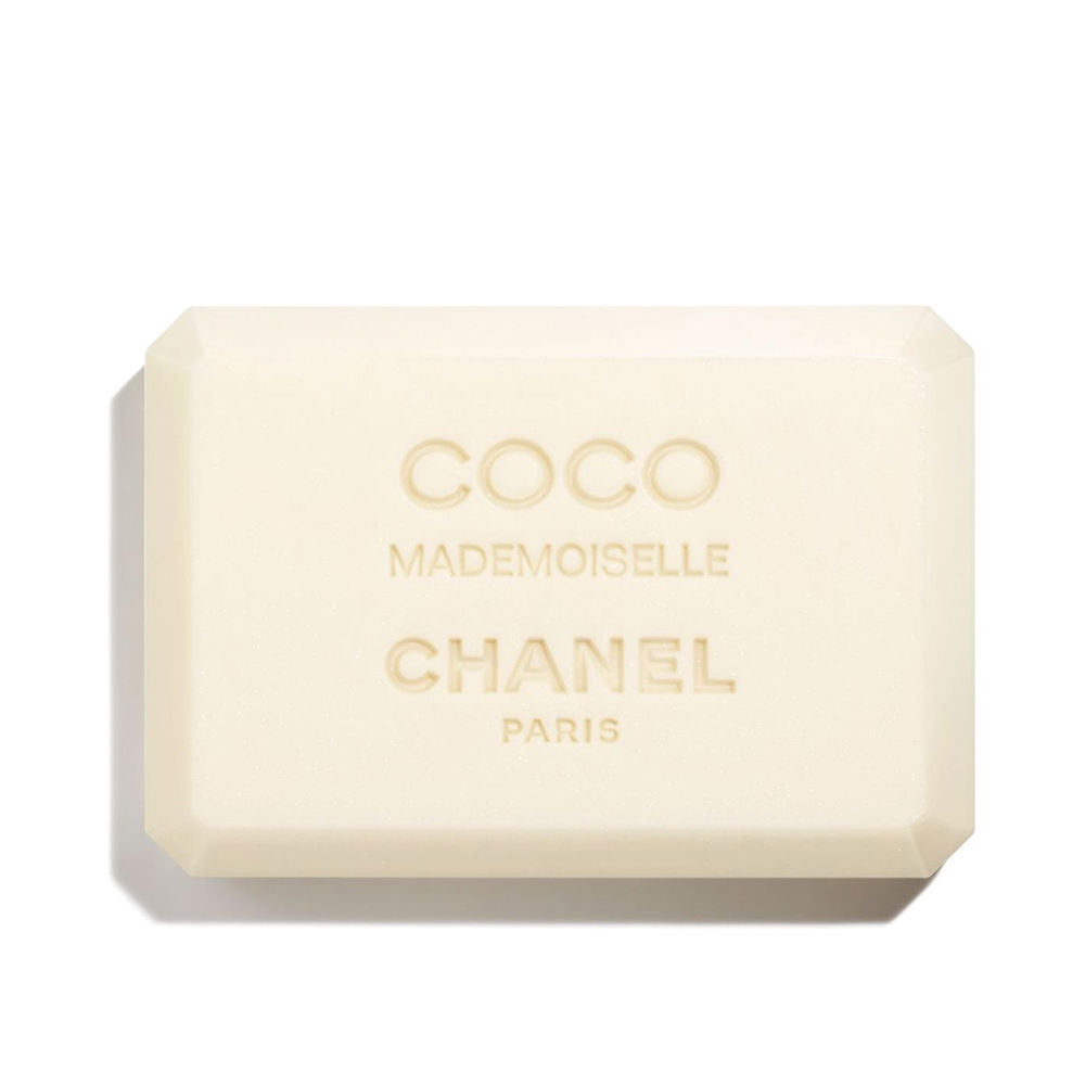 Cream-coloured 100 g scented bath soap bar with citrus-amber fragrance for Women