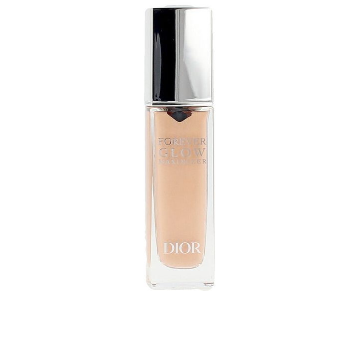 Small glass bottle of liquid gold illuminator, 11 ml, sheer metallic finish