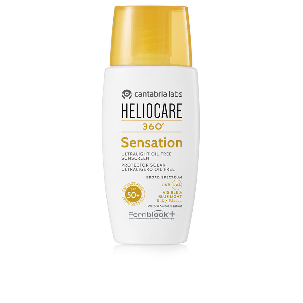50 ml light‑textured facial sunscreen bottle, SPF50+, Unisex