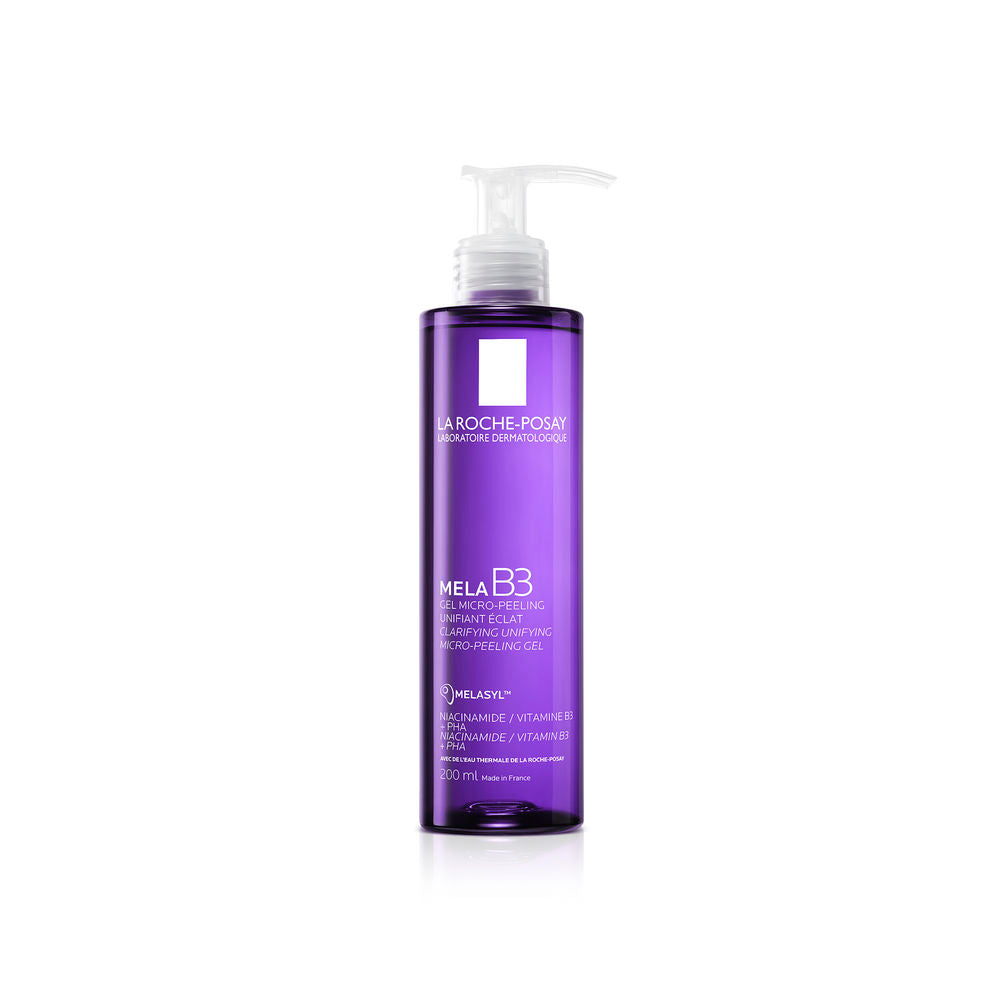 200 ml clarifying micro‑peel gel cleanser with pump, Unisex skincare