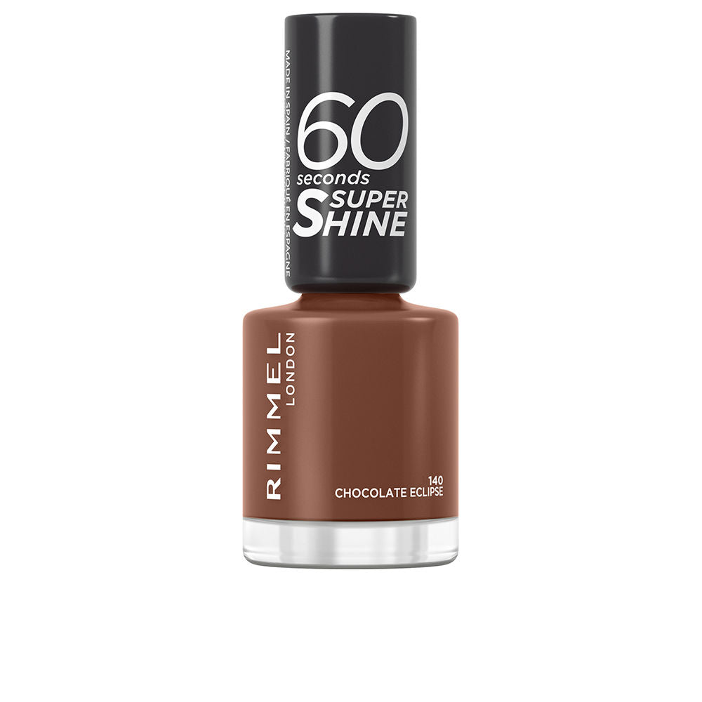 8 ml bottle of fast-dry high-gloss nail polish, shade Chocolate Eclipse