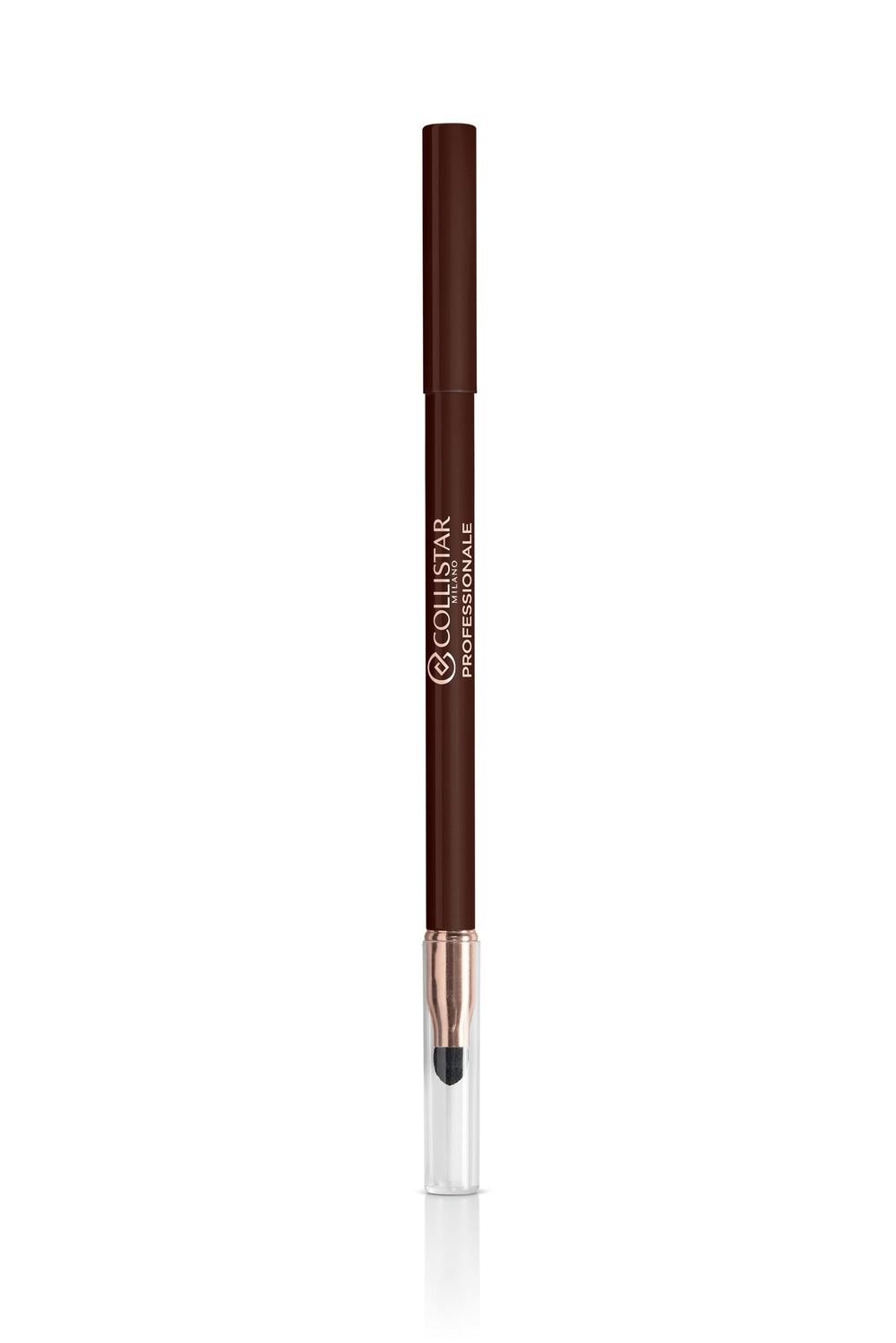 Brown cream kajal eye pencil with smudger, retractable tip, Unisex