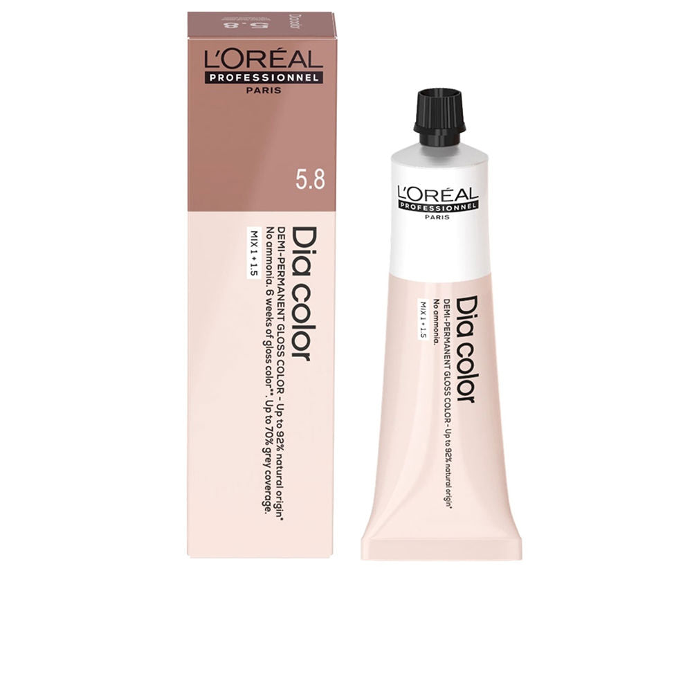 Tube of 60 ml dark brown semi‑permanent ammonia‑free hair colour, shade 3, Unisex