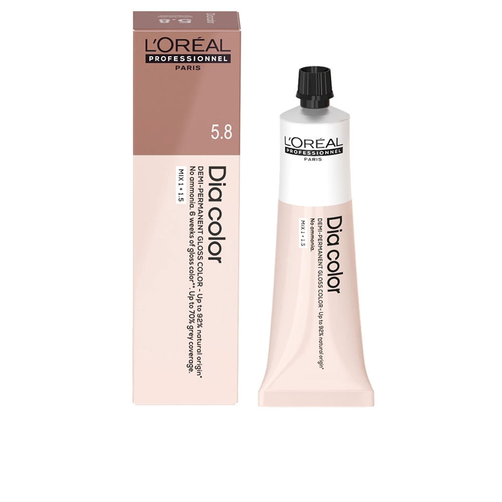 60 ml copper semi-permanent hair colour cream tube, ammoniac-free formula