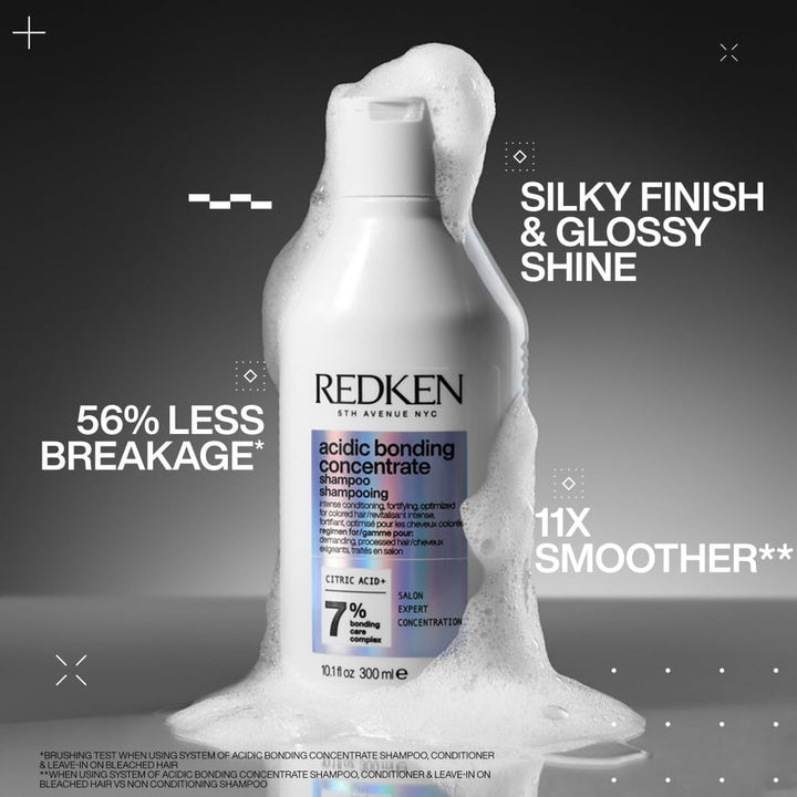 500 ml bottle of concentrated Acidic Bonding shampoo for dyed, damaged hair