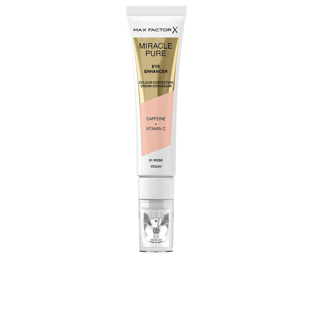10 ml tube of eye corrector cream with massage applicator, shade 01 Rose