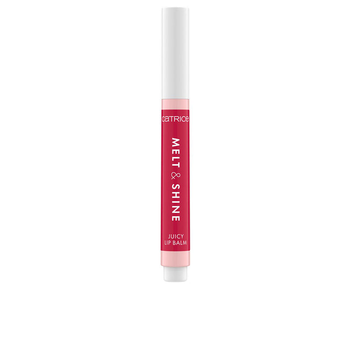 Click‑pen pink glossy lip balm in slim stick, 1.3 g