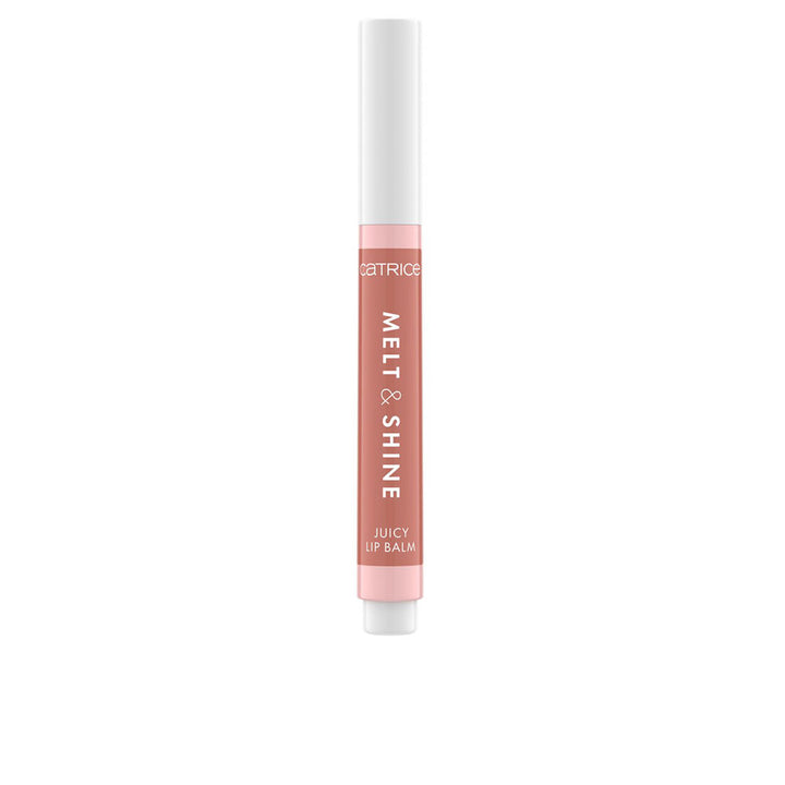Click‑pen Juicy Melt &amp; Shine lip balm in brown shade, glossy finish, 1.3 g