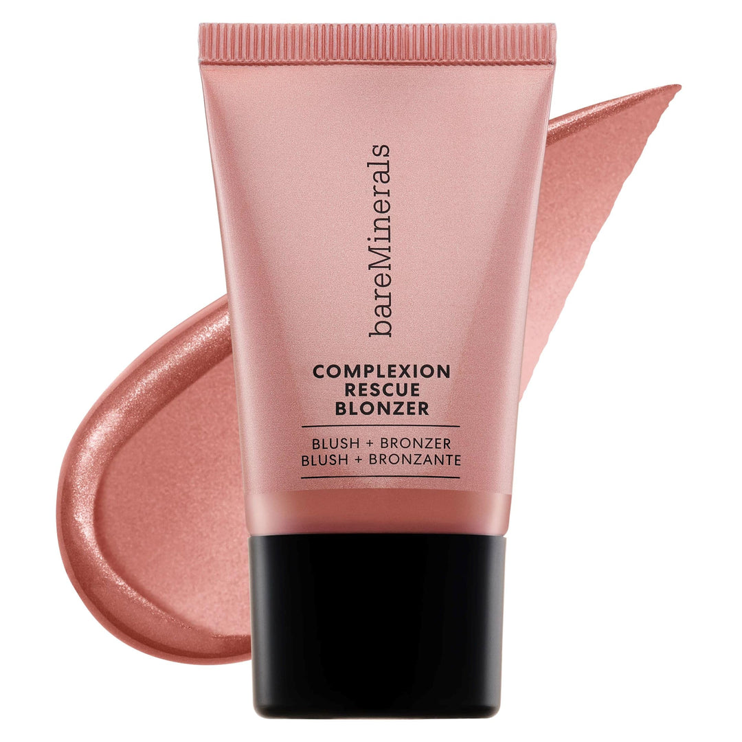 Compact jar of gel‑cream blush‑bronzer in Kiss of Mauve, 15 ml, dewy finish