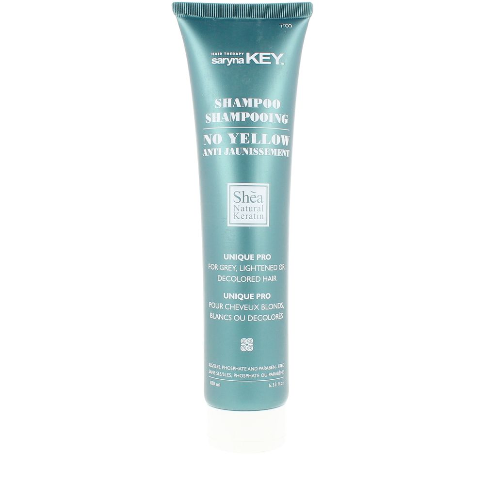 180 ml purple shampoo bottle with pump, shea-infused violet formula for dyed hair