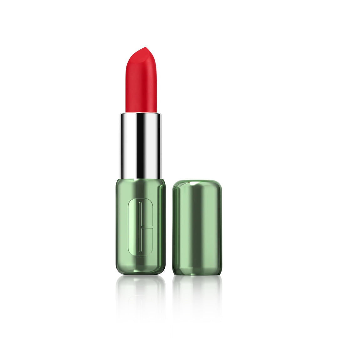 Lipstick bullet in chilli-red shade, satin finish, 3.9 g tube