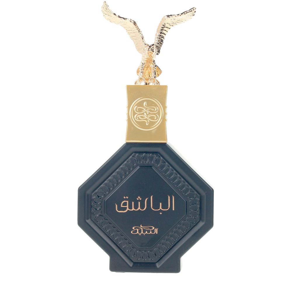 100 ml unisex eau de parfum bottle; cedar and myrrh fragrance
