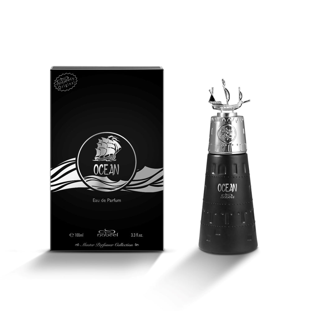 100 ml glass perfume bottle; mandarin, iris and amber notes; Unisex scent