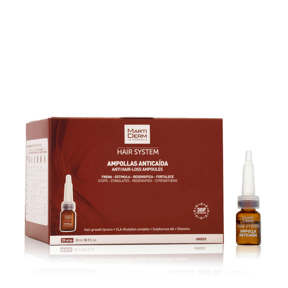 Single 3 ml clear ampoule for scalp hair loss treatment, Unisex