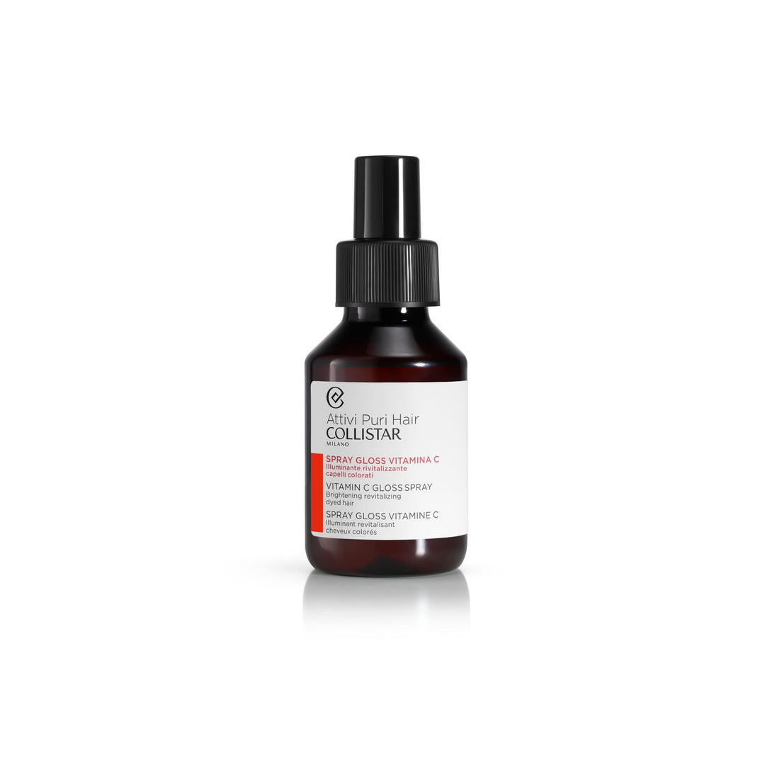 100 ml clear spray bottle of Vitamin C gloss for Unisex hair, lightweight shine finish