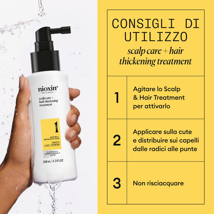 100 ml lightweight densifying scalp serum, spray bottle for Unisex use