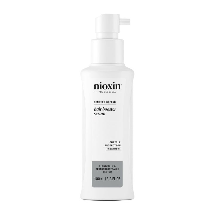 100 ml clear pump serum bottle with peppermint‑infused formula for scalp boost