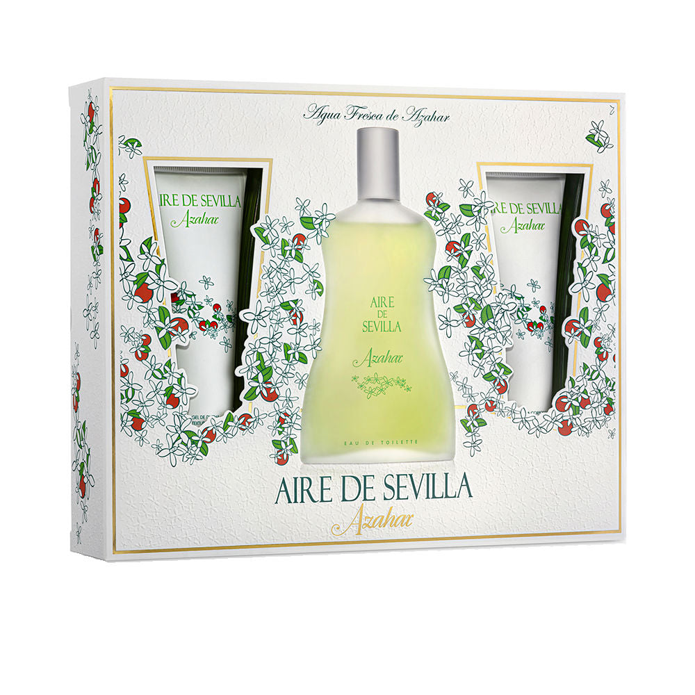Eau de toilette gift set with citrus‑floral notes, amber musk base