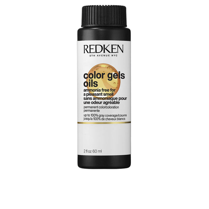 60 ml amber tube of ammonia-free apricot gel-oil permanent hair colour for Women
