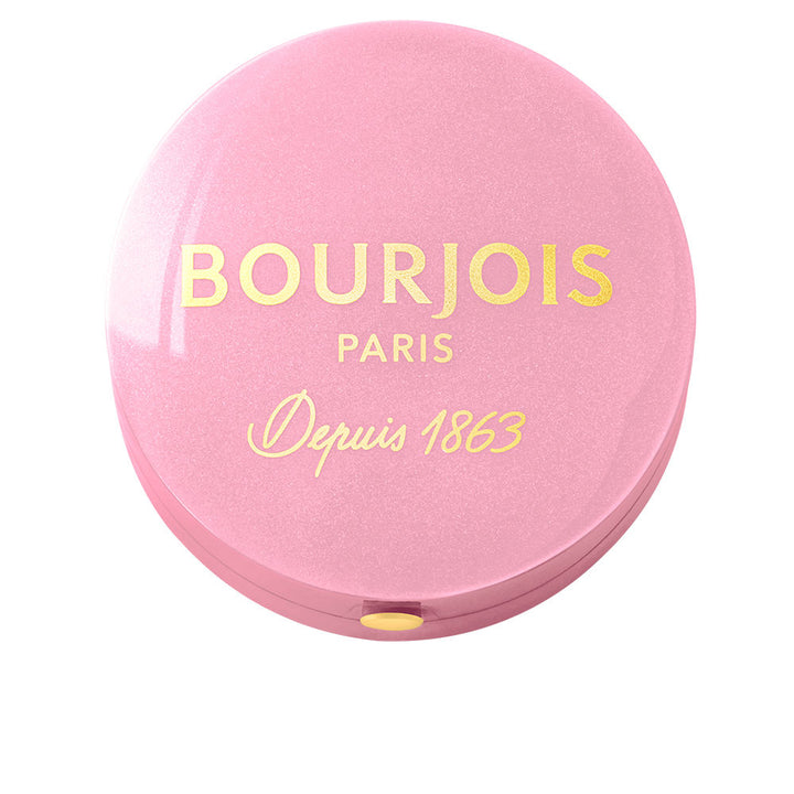 Round baked rose blush compact with mirror and small brush, 2.5 g, shade 17 Rose Tendresse