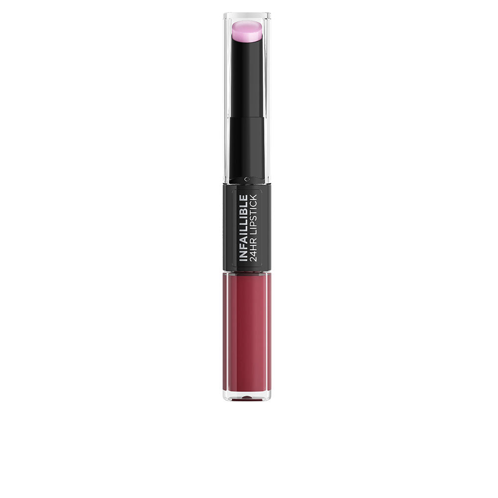 Cream rouge lipstick tube, 5.6 ml, vivid rose shade (302 Rose Éternité)