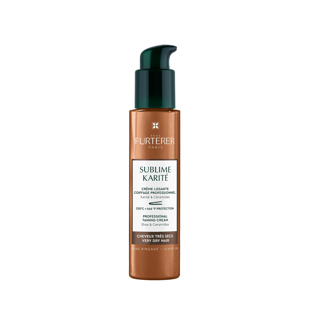 100 ml white tube of shea smoothing leave‑in cream, cream texture, heat protectant