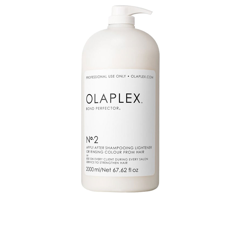 Large 2,000 ml cream treatment bottle for bond repair, unisex hair care