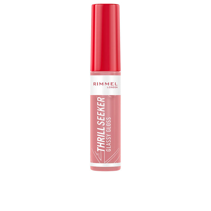 Sheer pink hyaluronic lip gloss in wand applicator, 6 ml tube