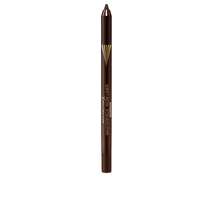Small jar of deep chocolate brown cream gel eyeliner, 1.2 g, waterproof finish