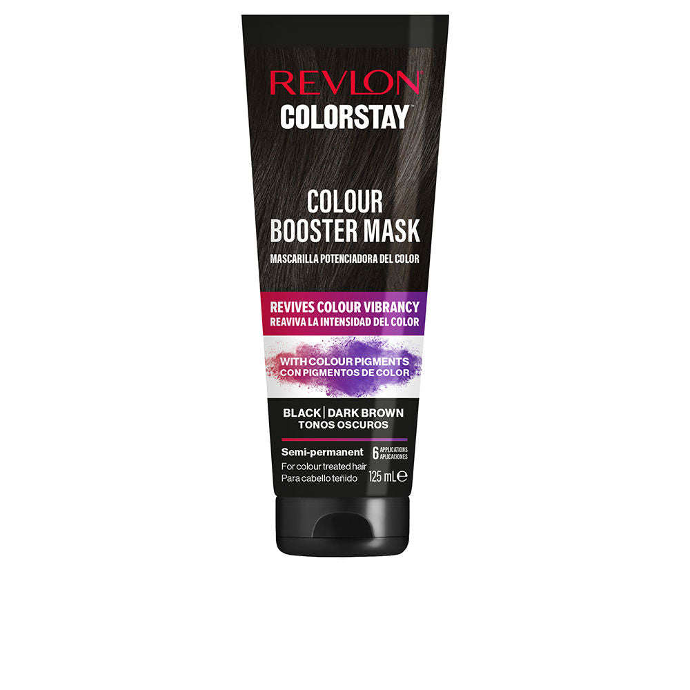125 ml black colour‑boosting hair mask tube for Unisex colour maintenance