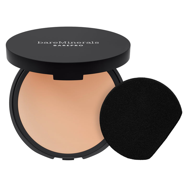 Compact powder foundation pan and applicator, matte neutral shade, 8 g